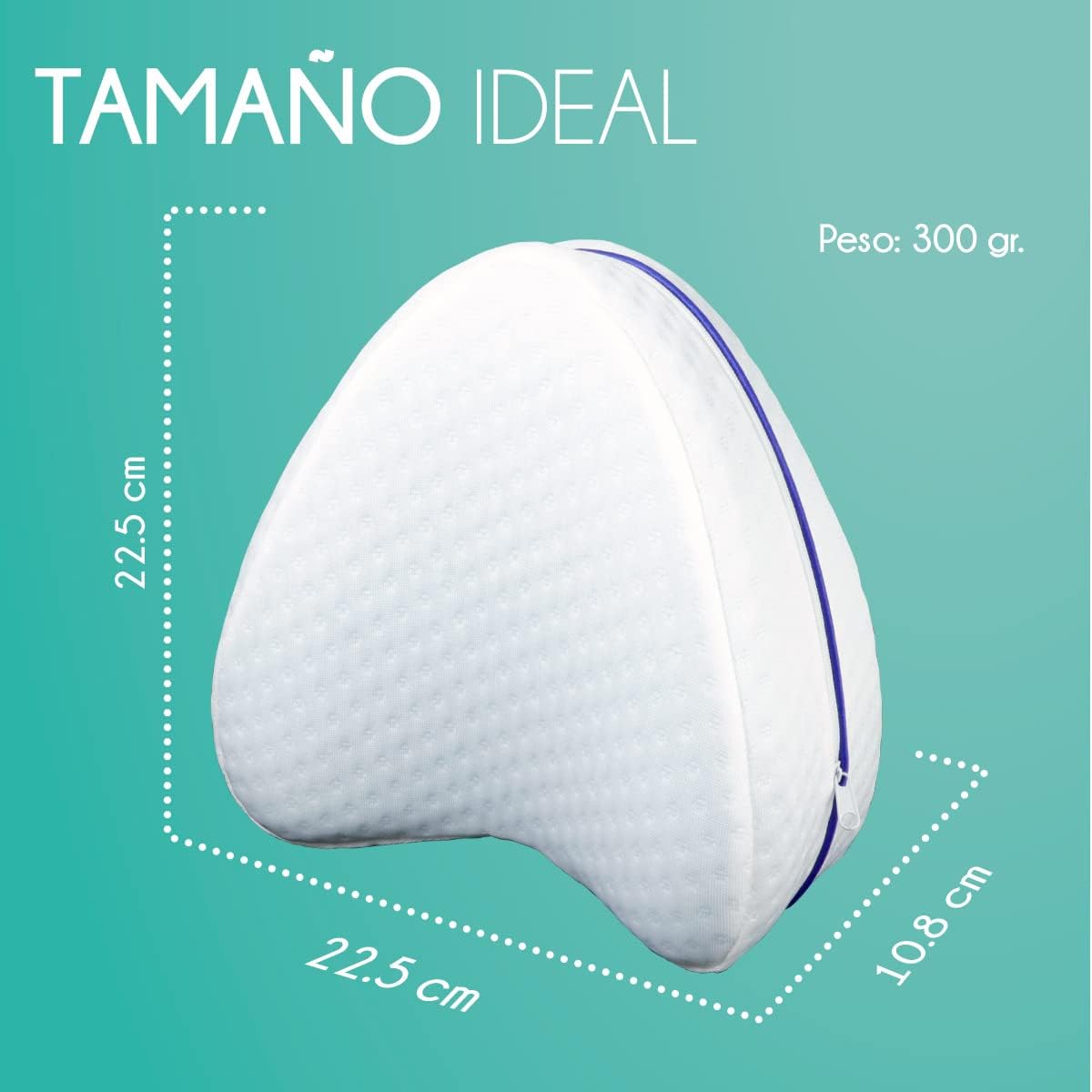 Cojín Ortopédico Memory Foam para Piernas | Más Comodidad al Dormir