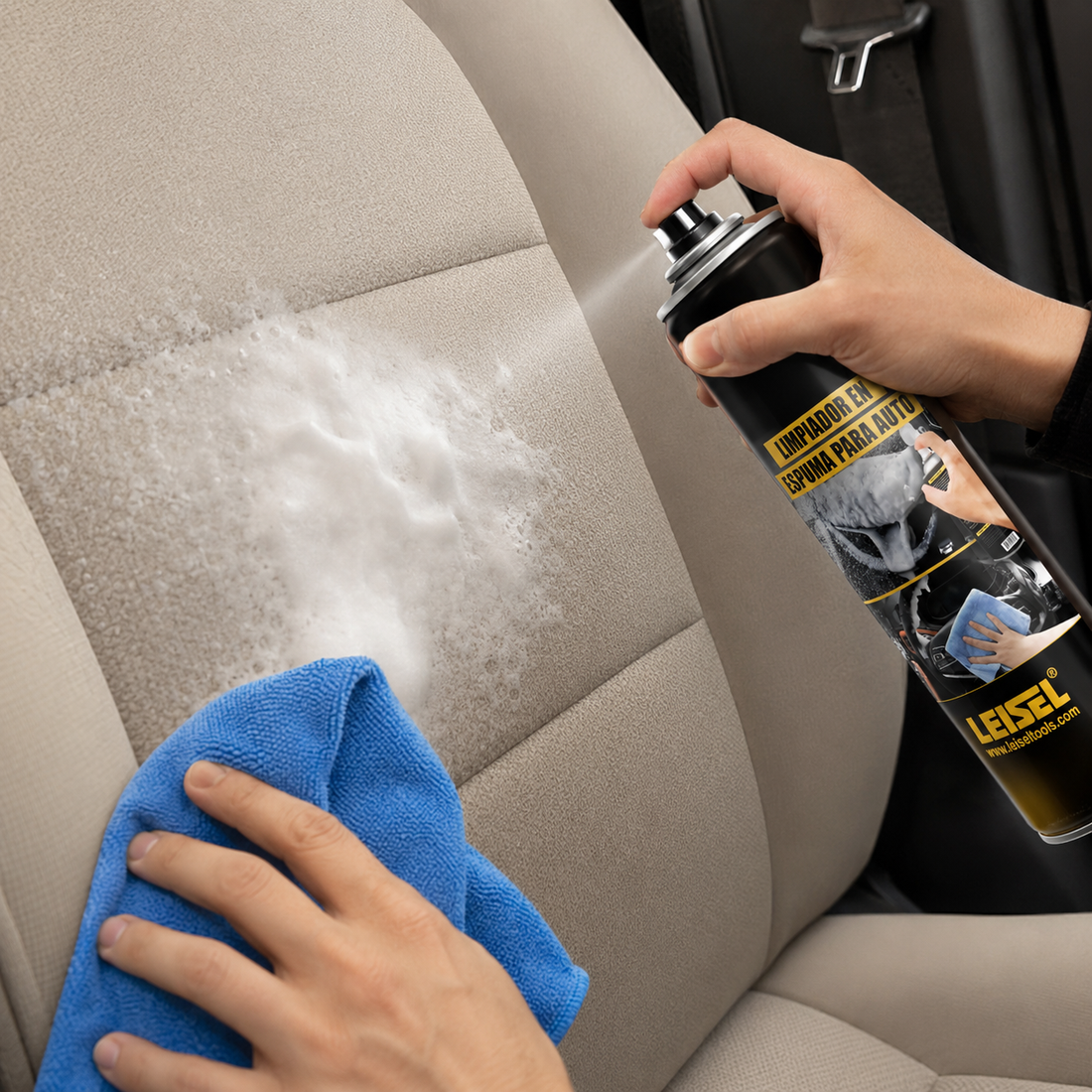 Limpiador en Espuma para Auto | Leisel