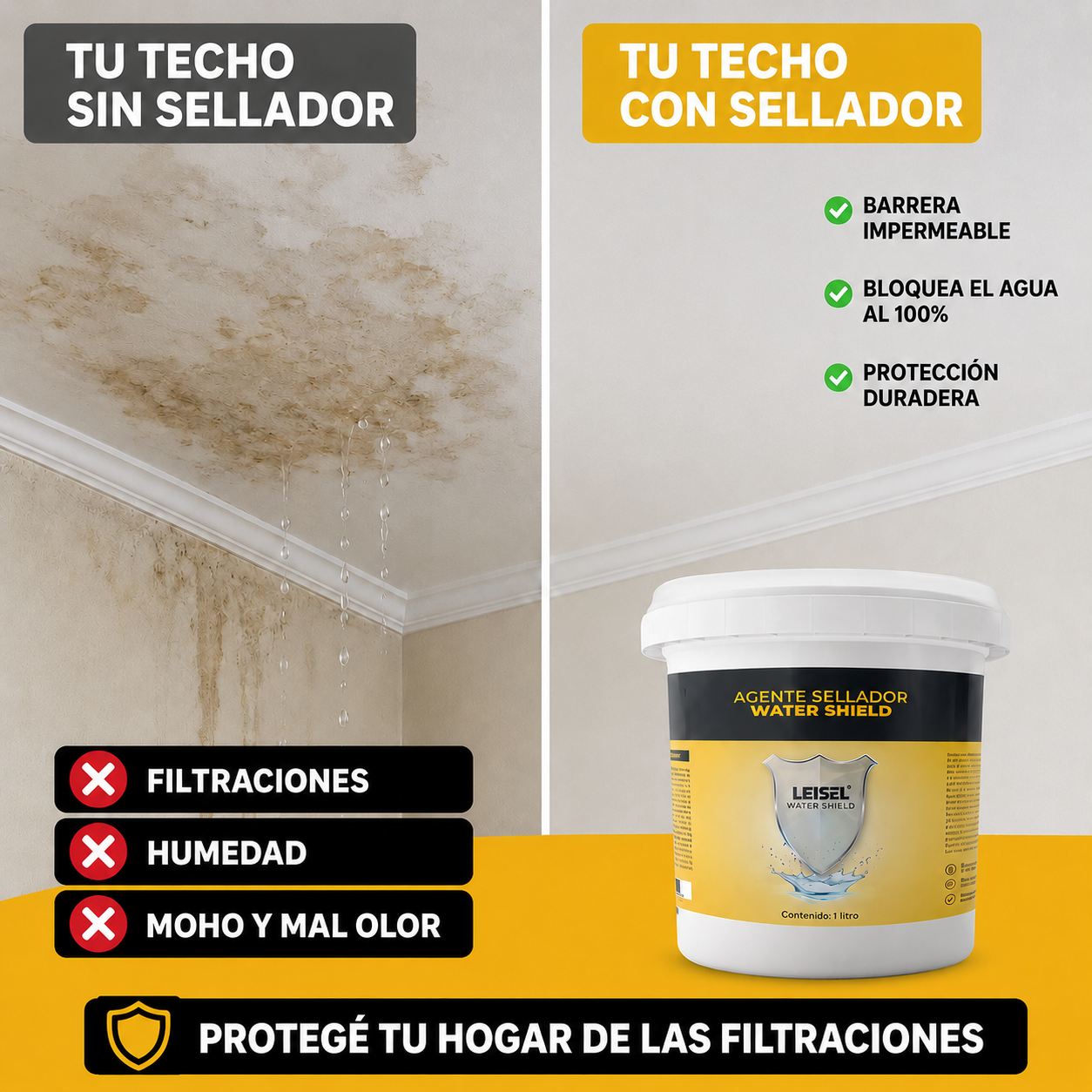Sellador Anti-humedad y sellador ahislante