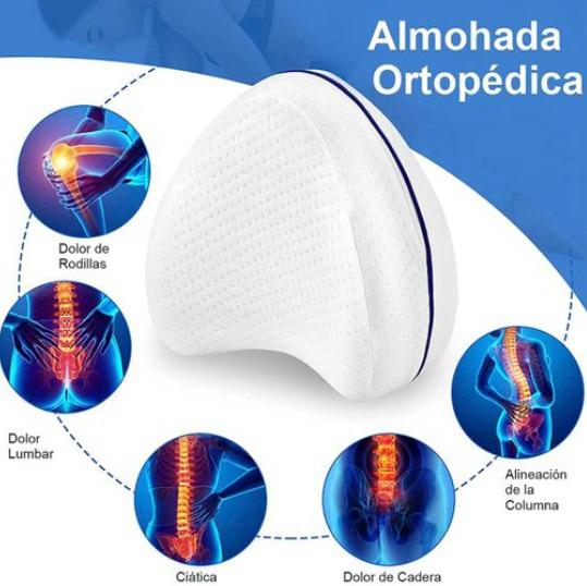 Cojín Ortopédico Memory Foam para Piernas | Más Comodidad al Dormir