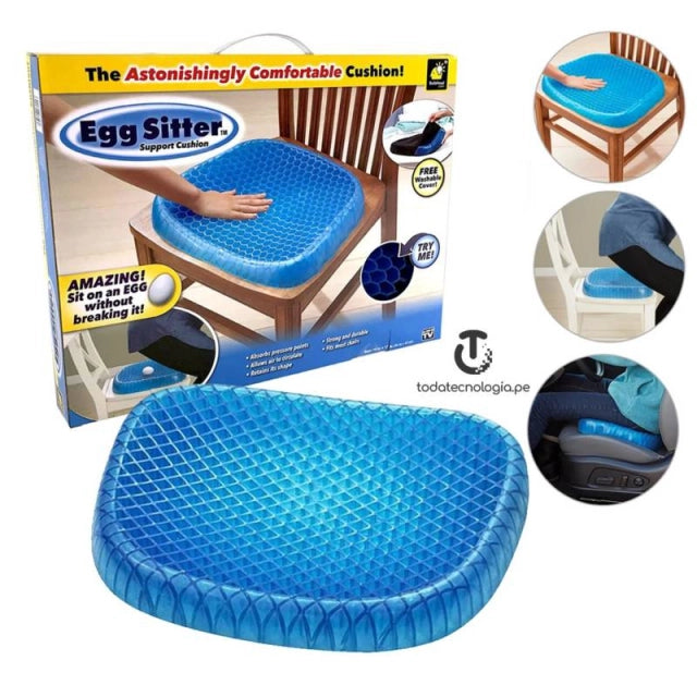 Cojín de Gel Ortopédico Ergonómico EGG SITTER